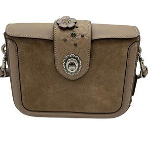 Coach Page Crossbody Glovetanned Leather With Tea Rose Tooling
